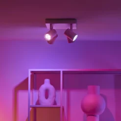 WiZ Faretto LED Da Soffitto Imageo, Quadrato 4 Luci Bianco -Philips Hue Shop 10002320 4