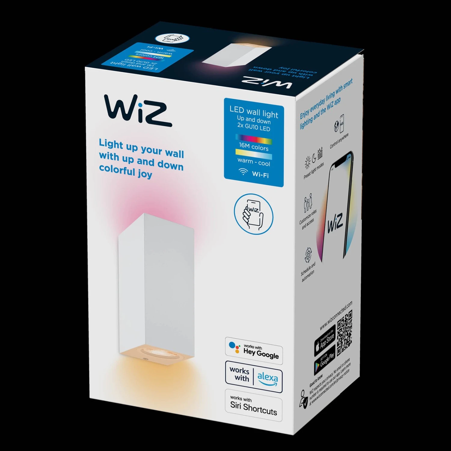 WiZ Applique A LED Up&Down, Bianco 5 WiZ Applique A LED Up&Down, Bianco - immagine 5