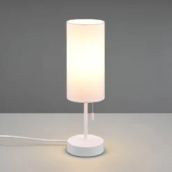 Lampada Da Tavolo Jaro Con Porta USB Bianco/bianco