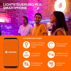 LEDVANCE SMART+ WiFi Floor Round Piantana Bianco -Philips Hue Shop 10004669 5