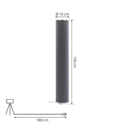 ELC Birkara Piantana In Grigio, A Cilindro 9 ELC Birkara Piantana In Grigio, A Cilindro -Philips Hue Shop 10009503 2