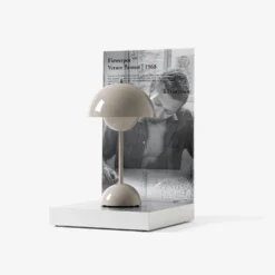 &Tradition Lampada Da Tavolo LED Ricaricabile Flowerpot VP9, Grigio-beige -Philips Hue Shop 10010930 5