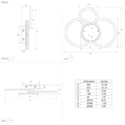 EGLO Connect Parrapos-Z Plafoniera LED, 3 Luci -Philips Hue Shop 10012602 3