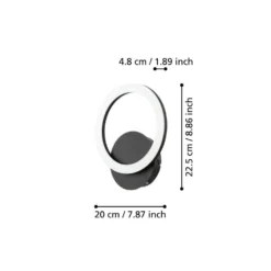 EGLO Connect Parrapos-Z Applique LED, 1 Luce -Philips Hue Shop 10012605 5