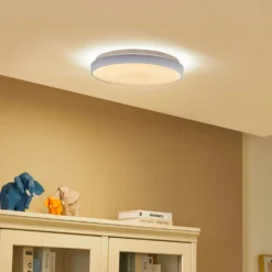 Lindby Smart Plafoniera A LED Mirren, Bianco, CCT, Tuya