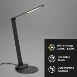 Lampada LED Da Scrivania Haiti Touchdim CCT Nero -Philips Hue Shop 10013607 8