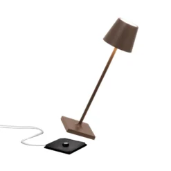 Zafferano Poldina Micro Lampada Accu IP65 Corten -Philips Hue Shop 10016309 5