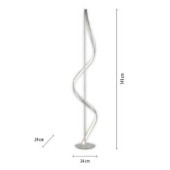 Paul Neuhaus Q-Swing Lampada LED Pavimento Acciaio -Philips Hue Shop 10017765 2