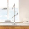 Paul Neuhaus Q-Swing Lampada Da Tavolo LED Acciaio