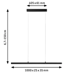 Paulmann Lento Sospensione ZigBee Dim Nero -Philips Hue Shop 10019702 2