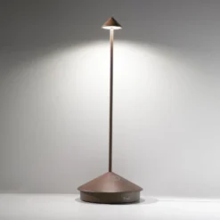 Zafferano Pina 3K Lampada Da Tavolo Ricaricabile IP54 Corten -Philips Hue Shop 10024105 2