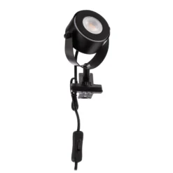 Lampada Con Morsetto Jyla, Nera, GX53, 2.700 K