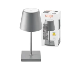 Nuindie Mini Lampada Da Tavolo LED, Rotonda, USB-C, Grigio Grafite -Philips Hue Shop 10027227 3