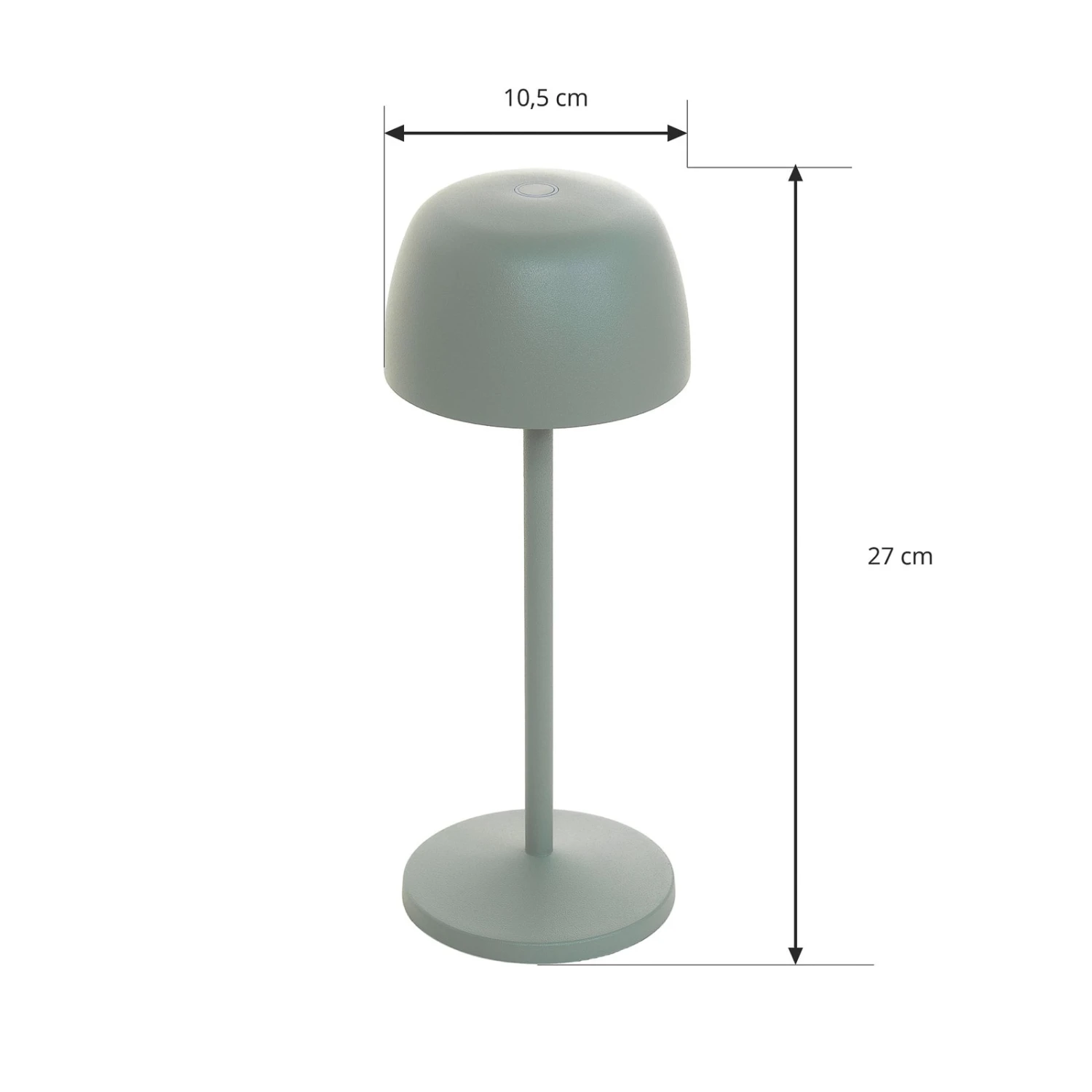 Lindby Lampada Da Tavolo LED Arietty, Verde Salvia, Set Di 2 3 Lindby Lampada Da Tavolo LED Arietty, Verde Salvia, Set Di 2 - immagine 3