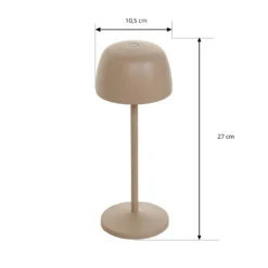 Lindby Lampada Da Tavolo LED Arietty, Beige Sabbia, Set Di 2 -Philips Hue Shop 10028675 2