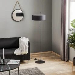 Lampada Da Terra Di Stoffa Clip, Nero, Alta 150 Cm -Philips Hue Shop 1050315 2