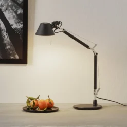 Lampada Da Tavolo Tolomeo Micro Di Artemide, Nero
