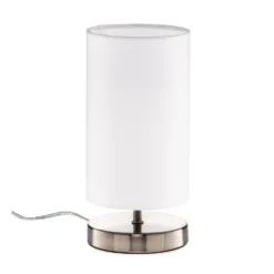 BRILLIANT Lampada Da Tavolo Clarie In Tessuto Bianca -Philips Hue Shop 1508857 3