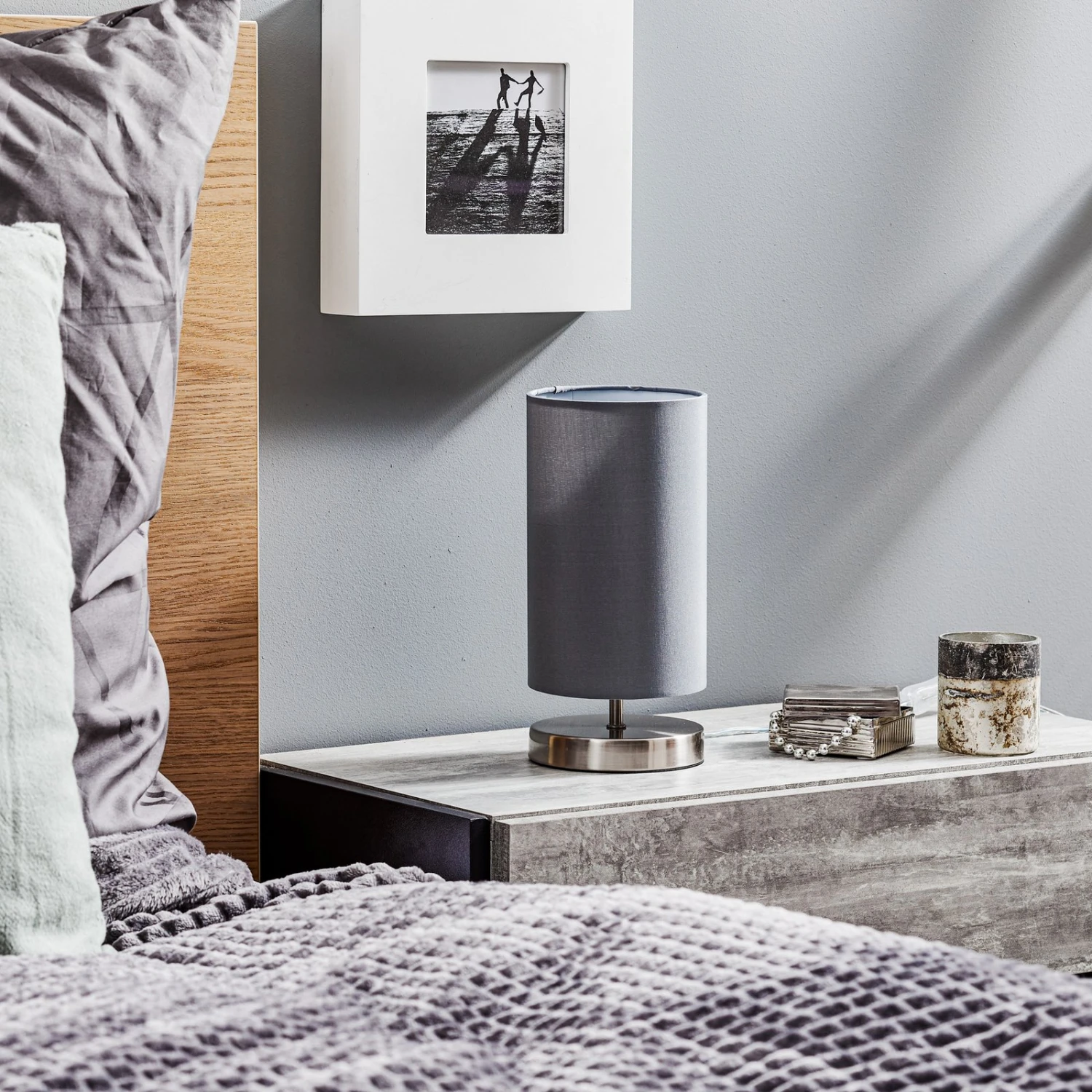 BRILLIANT Lampada Da Tavolo Claire Con Paralume In Tessuto 3 BRILLIANT Lampada Da Tavolo Claire Con Paralume In Tessuto - immagine 3