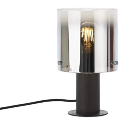 BRILLIANT Lampada Da Tavolo Beth Con Paralume In Vetro Fumé -Philips Hue Shop 1509520 2