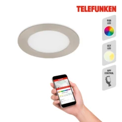 Telefunken Virgo Luci Da Incasso A LED, RGBW, Nichel, Ø 12 Cm -Philips Hue Shop 1510707 3