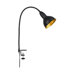 Lampada A Morsetto Hygge Comfort Light Retro, Nero