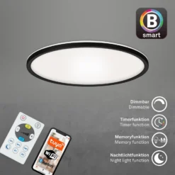 Dime LED Slim Smart Nero Dime CCT Ø 42 Cm -Philips Hue Shop 1510795 4