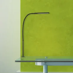 Lampada LED A Pinza Servo, Dimming, CCT, Nero