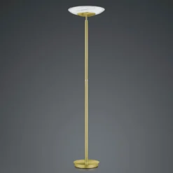 Piantana LED Findus, 1 Luce, Ottone