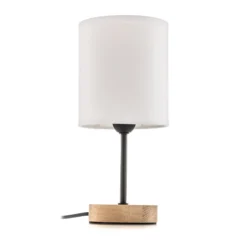Lampada Da Tavolo Corralee, Legno E Stoffa Bianco -Philips Hue Shop 1573120 5