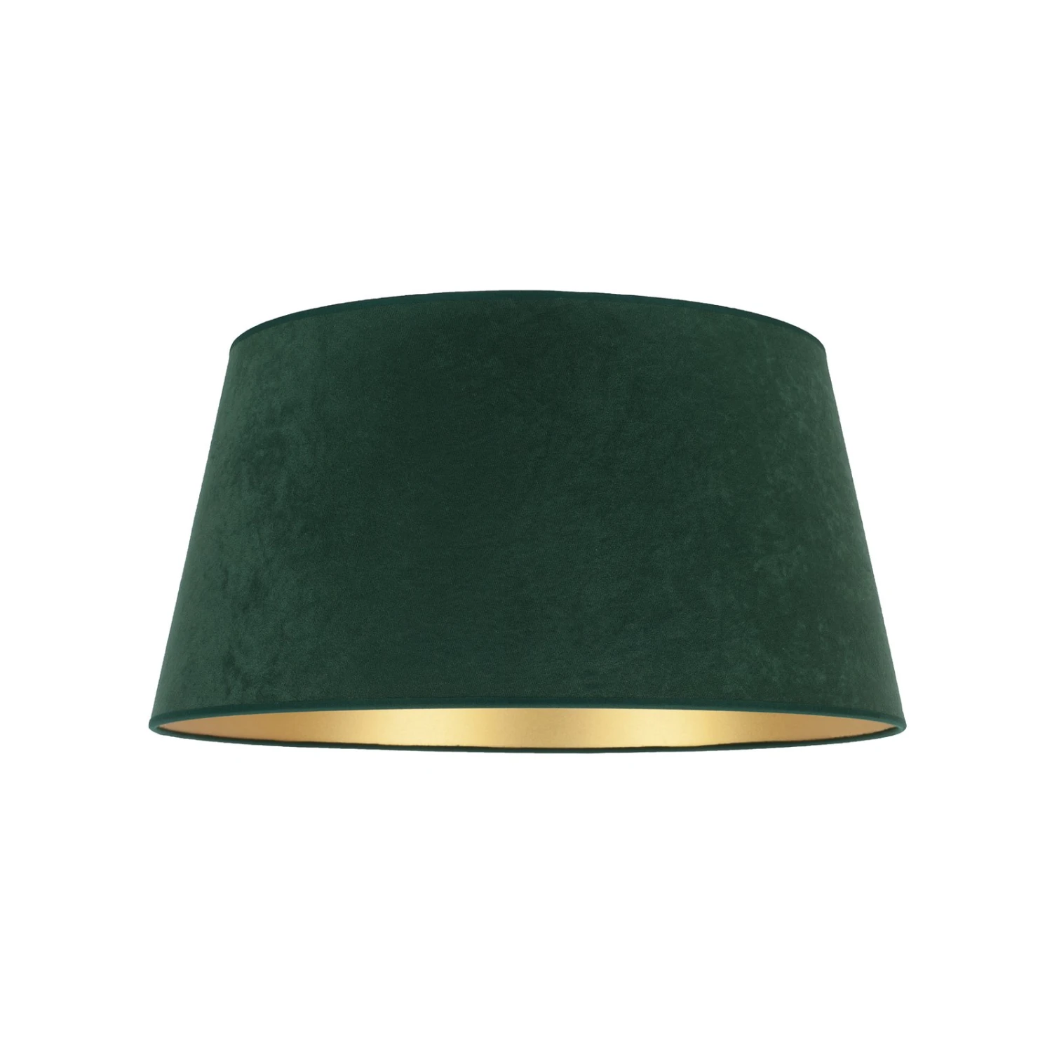 Paralume Cone Altezza 22,5 Cm, Verde Scuro/oro 2 Paralume Cone Altezza 22,5 Cm, Verde Scuro/oro - immagine 2