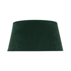 Paralume Cone Altezza 25,5 Cm, Verde Scuro/oro