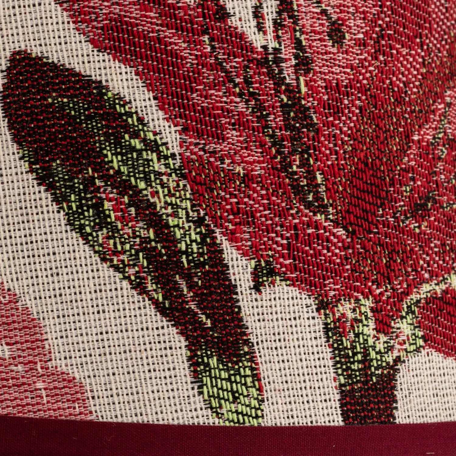 Paralume Sofia Altezza 15,5 Cm, Motivo Fiori Rosso 5 Paralume Sofia Altezza 15,5 Cm, Motivo Fiori Rosso - immagine 5