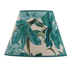 Paralume Sofia Altezza 21 Cm Motivo Fiori Turchese -Philips Hue Shop 2616661 2