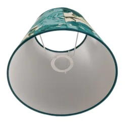 Paralume Sofia Altezza 21 Cm Motivo Fiori Turchese -Philips Hue Shop 2616661 5