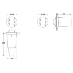 Spot LED Incasso Aldo 2L Nero/trasparente 3.000K -Philips Hue Shop 3538161 6