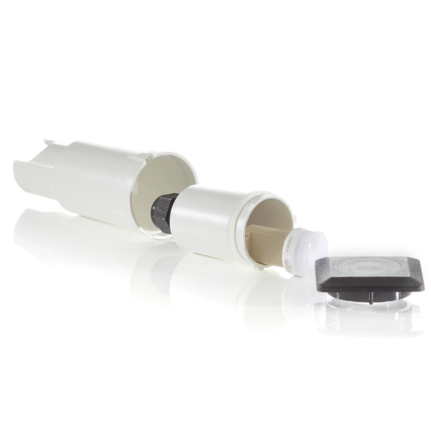 Spot LED Aldo Angolare Nero/trasparente 3.000K 4 Spot LED Aldo Angolare Nero/trasparente 3.000K - immagine 4