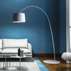 Foscarini Twiggy Ad Arco Con Dimmer, Bianco