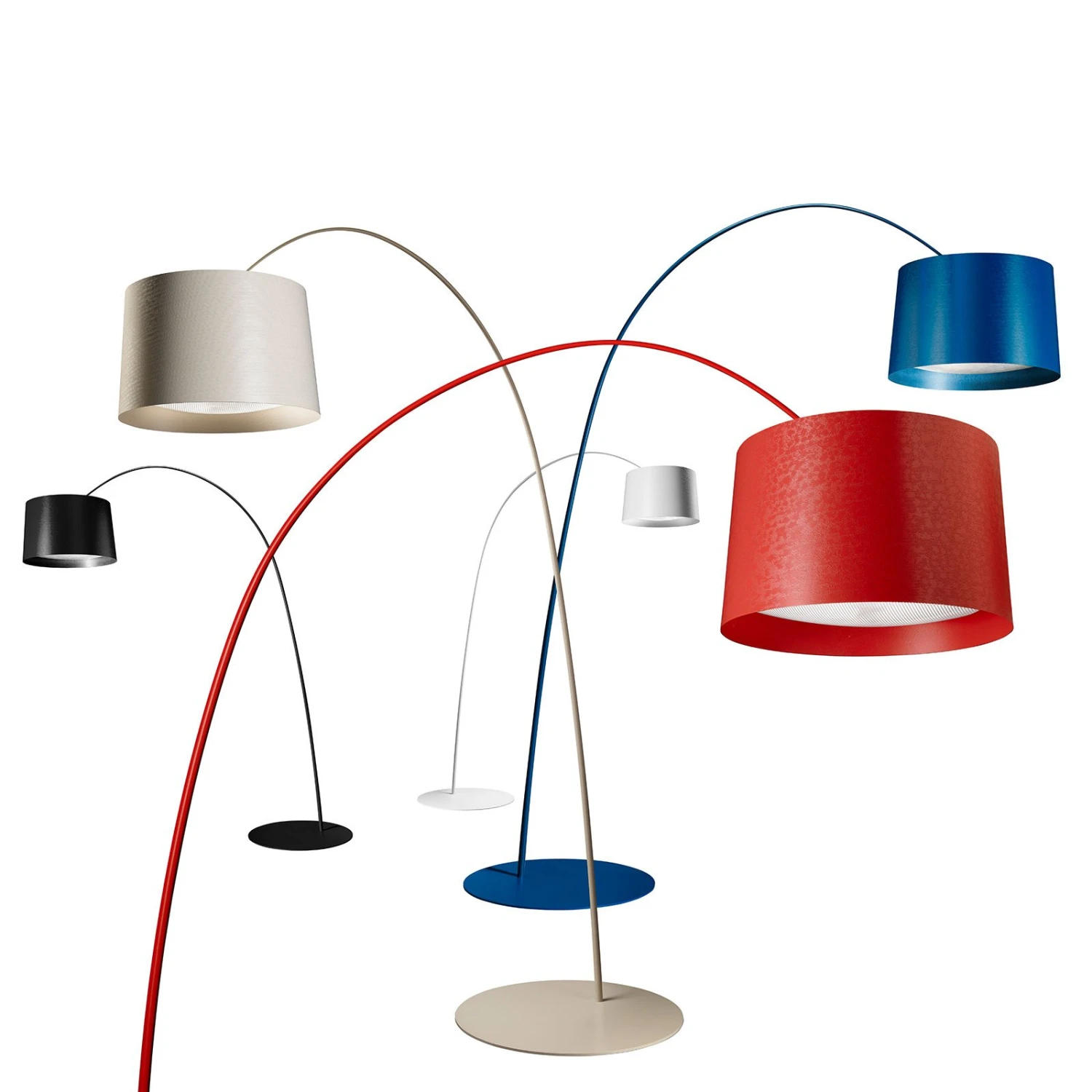 Foscarini Twiggy Ad Arco Con Dimmer, Bianco 7 Foscarini Twiggy Ad Arco Con Dimmer, Bianco - immagine 7