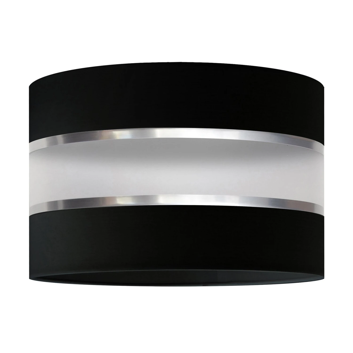 Paralume Helen, Ø 35 Cm, E27, Nero/argento 1 Paralume Helen, Ø 35 Cm, E27, Nero/argento