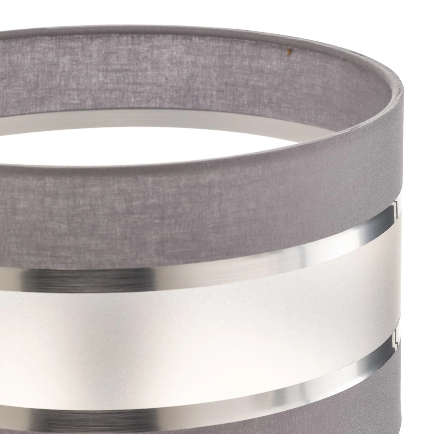 Paralume Helen E27 Ø25/altezza 20cm Grigio/argento 5 Paralume Helen E27 Ø25/altezza 20cm Grigio/argento - immagine 5