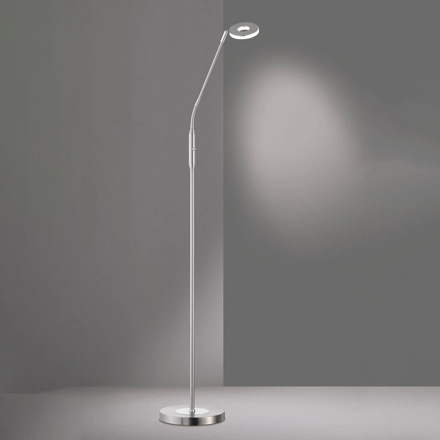 Piantana LED Dent, CCT, 1 Luce, Nichel 10 Piantana LED Dent, CCT, 1 Luce, Nichel - immagine 10