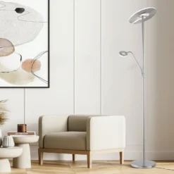 Piantana LED Dent Con Braccio Lettura, CCT, Nichel -Philips Hue Shop 4582004 5