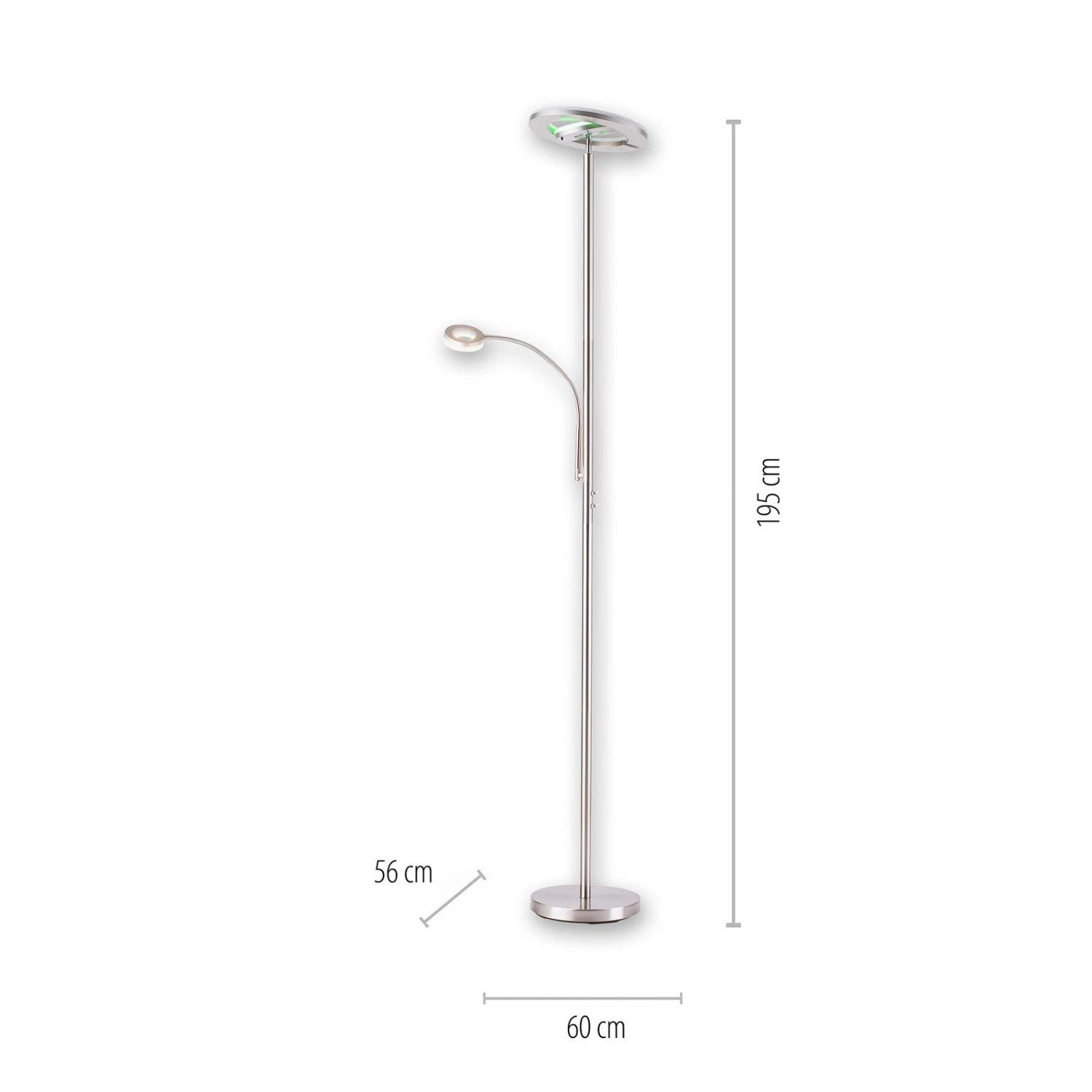 Piantana LED LOLAsmart Rocco Con Braccio Lettura 8 Piantana LED LOLAsmart Rocco Con Braccio Lettura - immagine 8