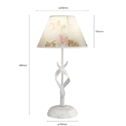 Lampada Da Tavolo Sara Con Paralume A Fiori -Philips Hue Shop 6118181 6
