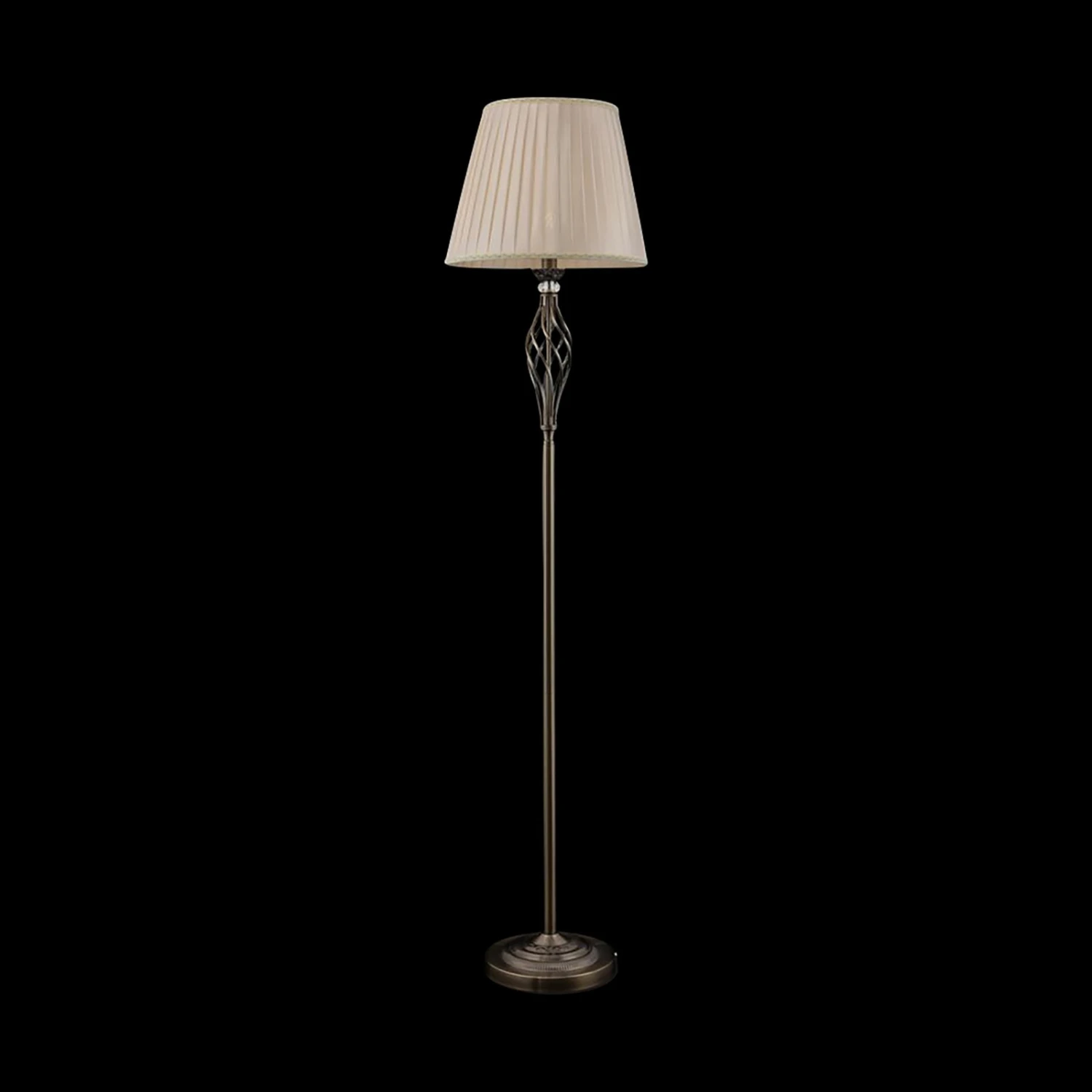 Maytoni Grace Piantana 1 Luce Ottone/beige 4 Maytoni Grace Piantana 1 Luce Ottone/beige - immagine 4