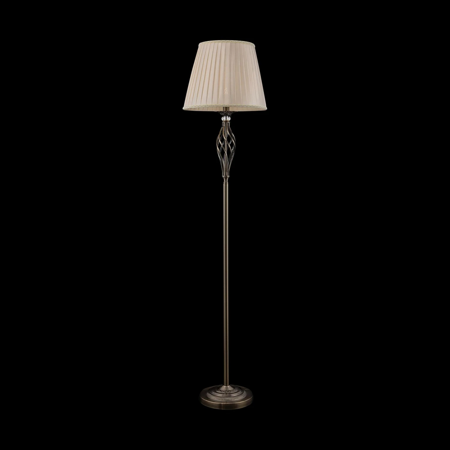 Maytoni Grace Piantana 1 Luce Ottone/beige 6 Maytoni Grace Piantana 1 Luce Ottone/beige - immagine 6