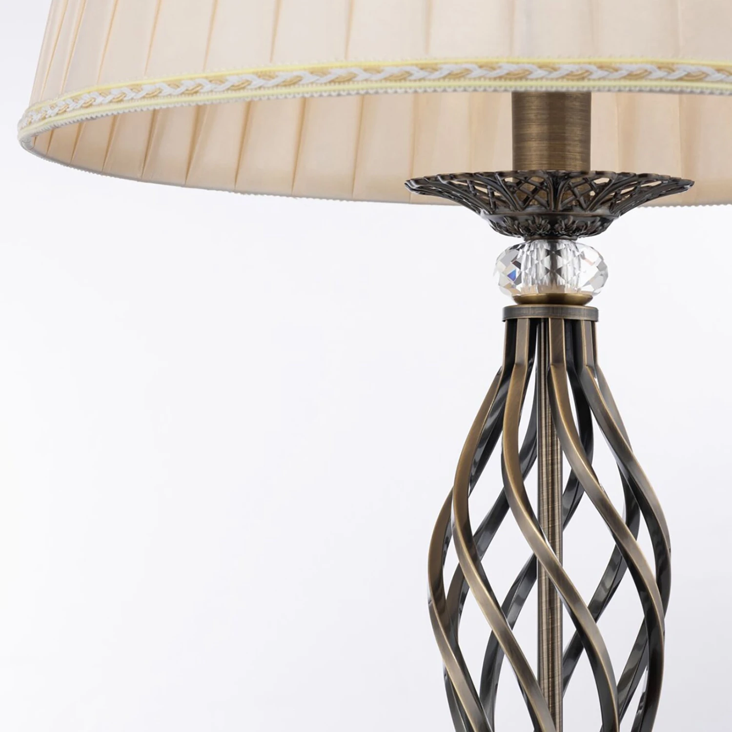 Maytoni Grace Piantana 1 Luce Ottone/beige 9 Maytoni Grace Piantana 1 Luce Ottone/beige - immagine 9