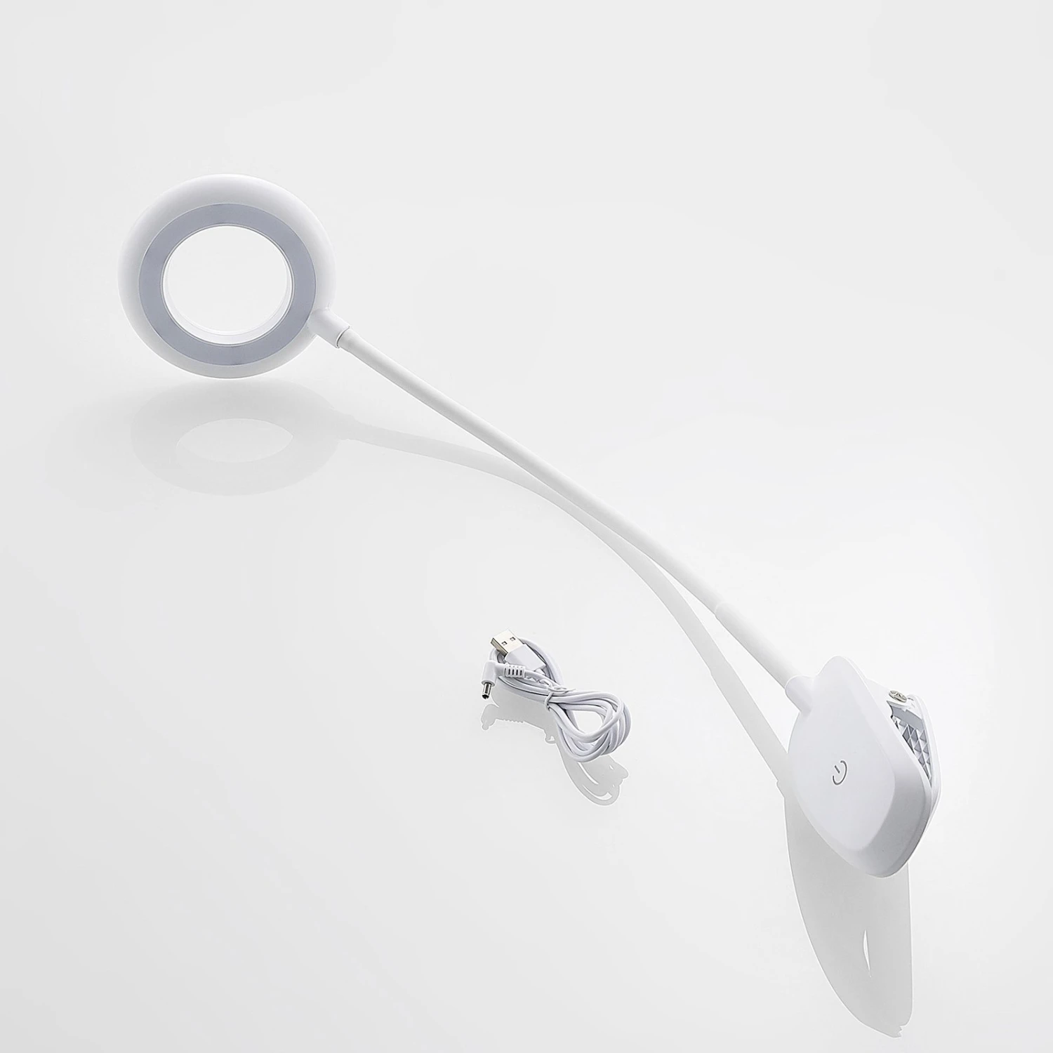 Prios Lampada Con Morsetto Harumi, Bianca, Batteria Ricaricabile, USB, 9 Prios Lampada Con Morsetto Harumi, Bianca, Batteria Ricaricabile, USB, - immagine 9