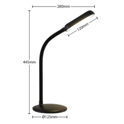 Prios Lampada Da Tavolo Ricaricabile A LED Opira, Nera, USB, Touch Dimmer 12 Prios Lampada Da Tavolo Ricaricabile A LED Opira, Nera, USB, Touch Dimmer -Philips Hue Shop 6733006 3